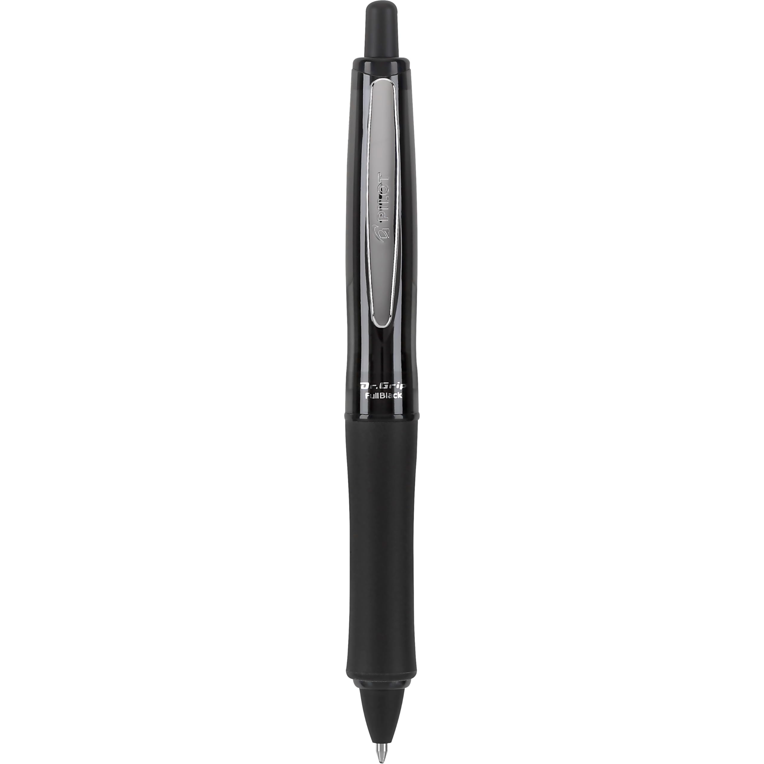 PILOT Dr. Grip FullBlack Refillable & Retractable Ballpoint Pen, Medium Point, Black Ink, Single Pen (36193)- Ideal for School, Journaling & Office Writing - Image 4