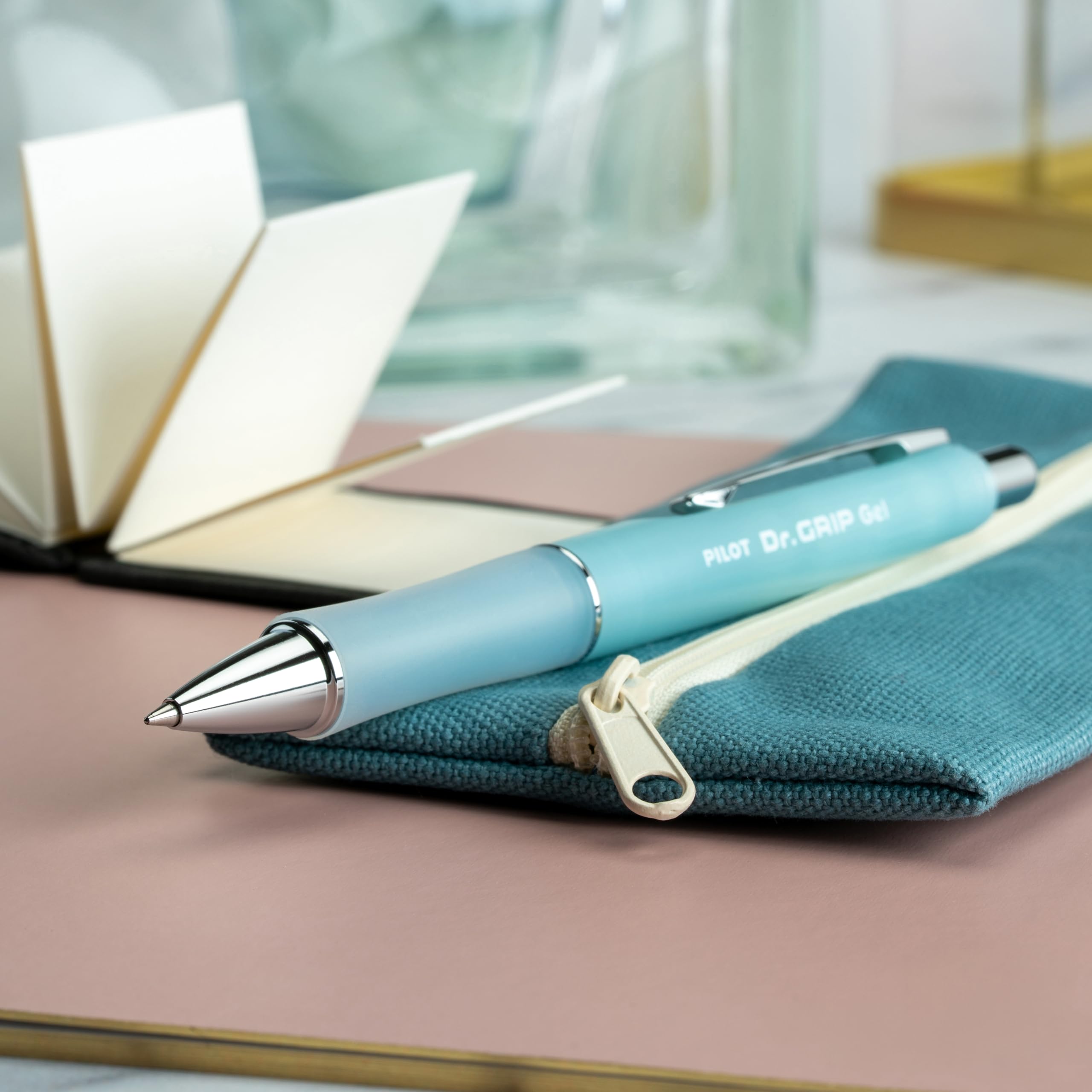 Pilot Dr. Grip Serenity Refillable and Retractable 3 Pack Gel Pens, Fine Point 0.7mm, Soft Aesthetic Barrels, Black Ink Ideal for School, Journaling & Office Writing - Image 7