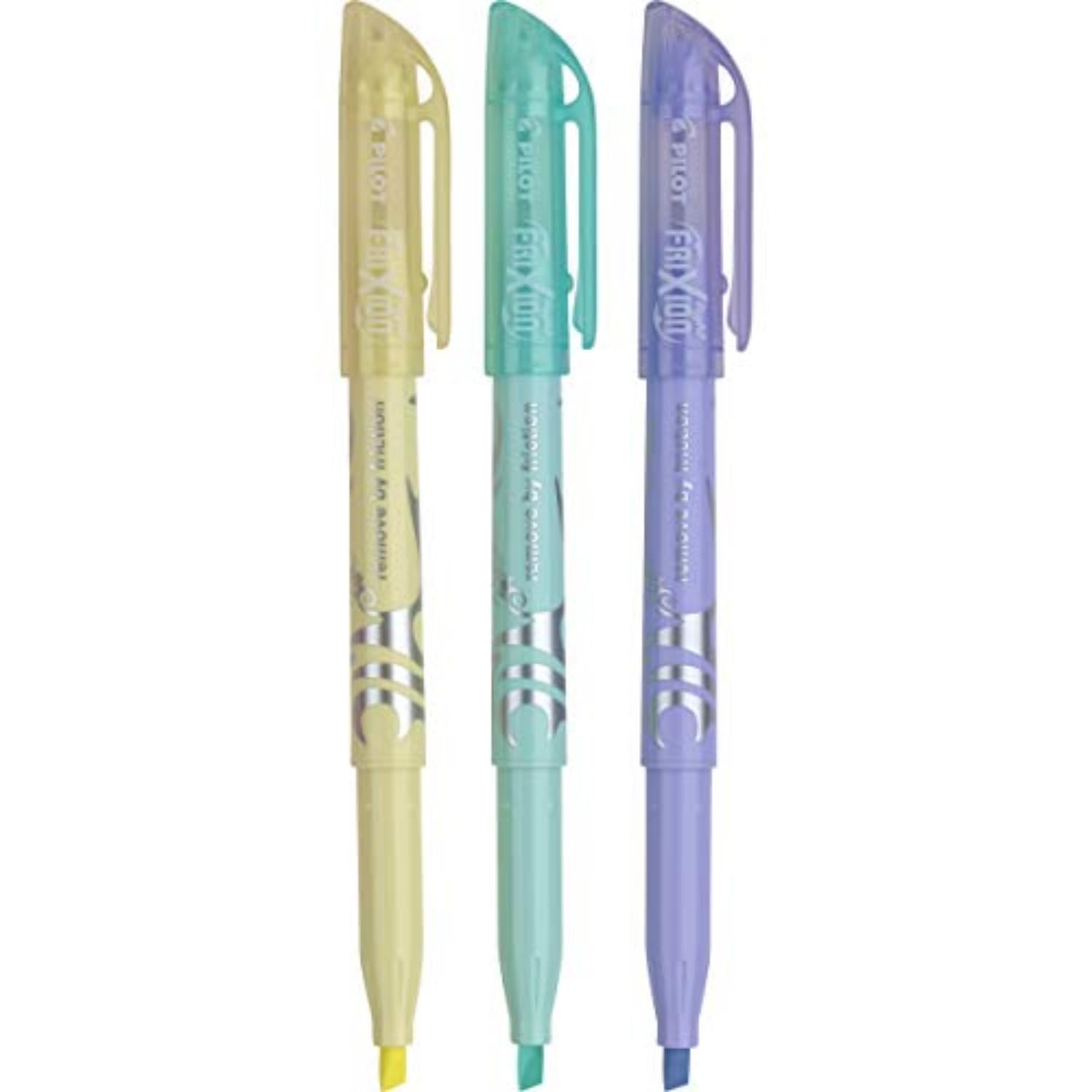 Pilot, FriXion Light Pastel Erasable Highlighters, Chisel Tip, Pack of 3, Pastel Yellow, Green & Purple - Image 3