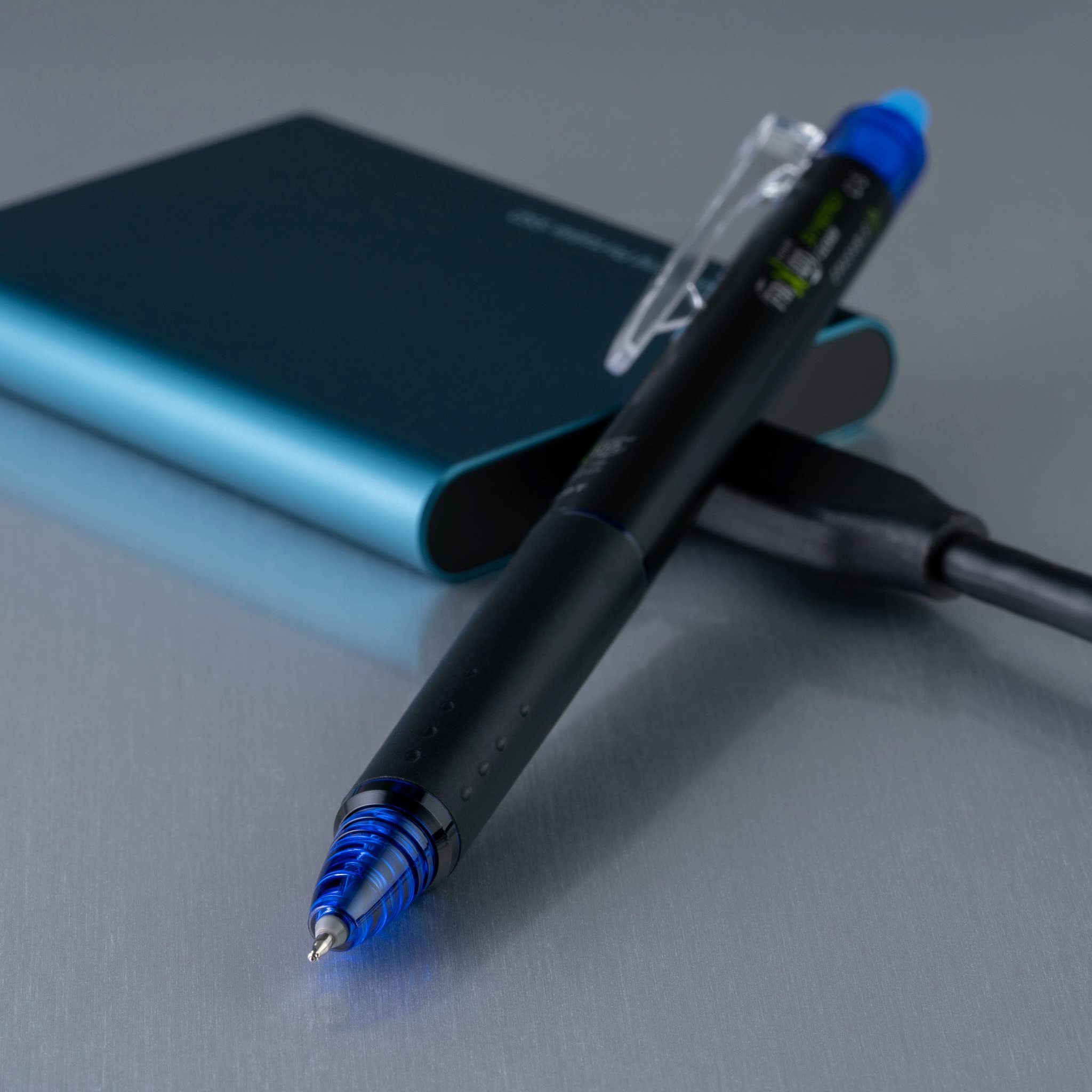 PILOT FriXion Synergy Clicker Erasable Gel Ink Pens, Extra Fine Point, Blue Ink, 14-pack (17837) - Image 4