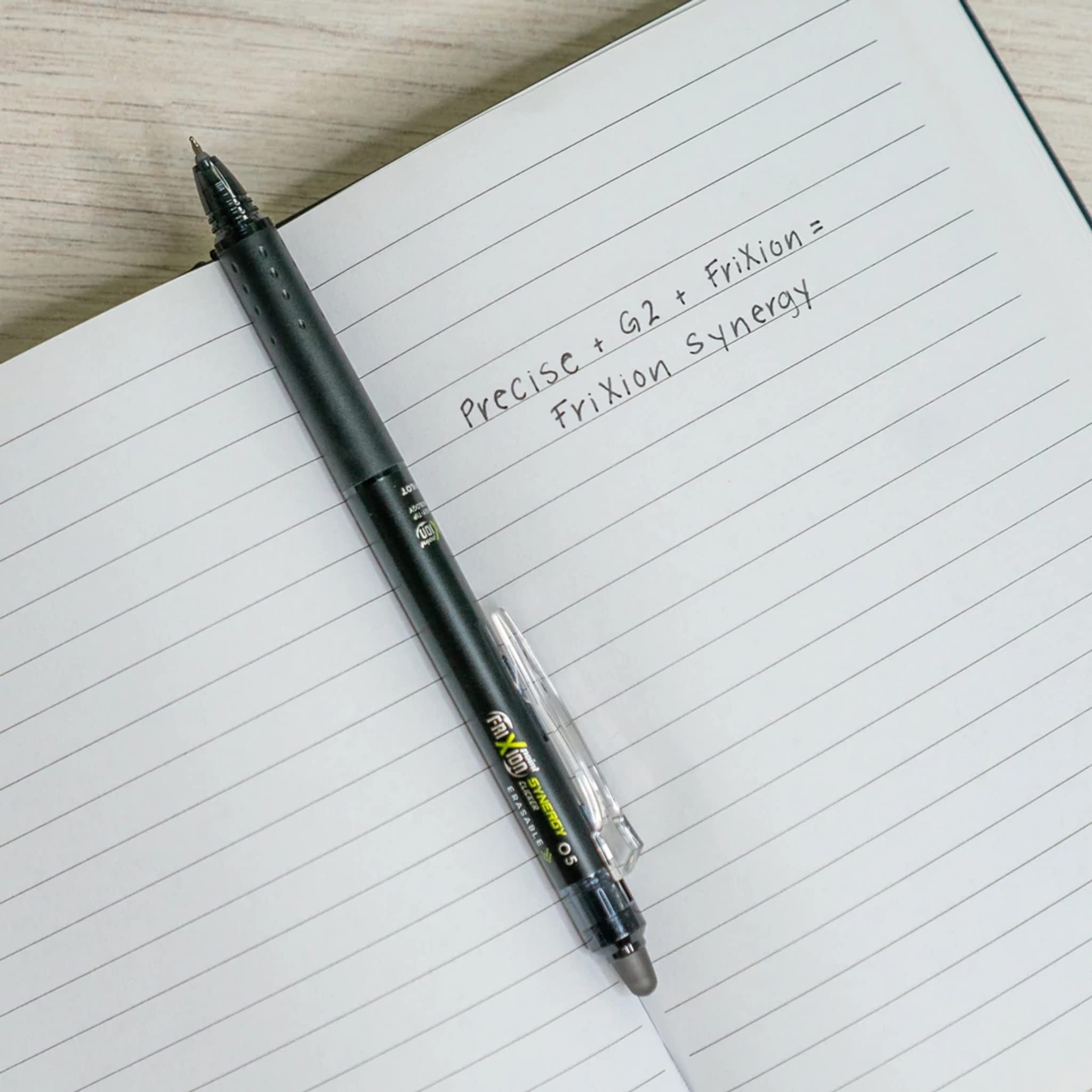 Pilot FriXion Synergy Clicker Erasable, Refillable, Retractable Gel Ink Pens, Extra Fine Point 0.5 mm, Pack of 7, Assorted Colors, FriXion Erasable Pens 0.5 - Ideal for School & Office Writing - Image 6