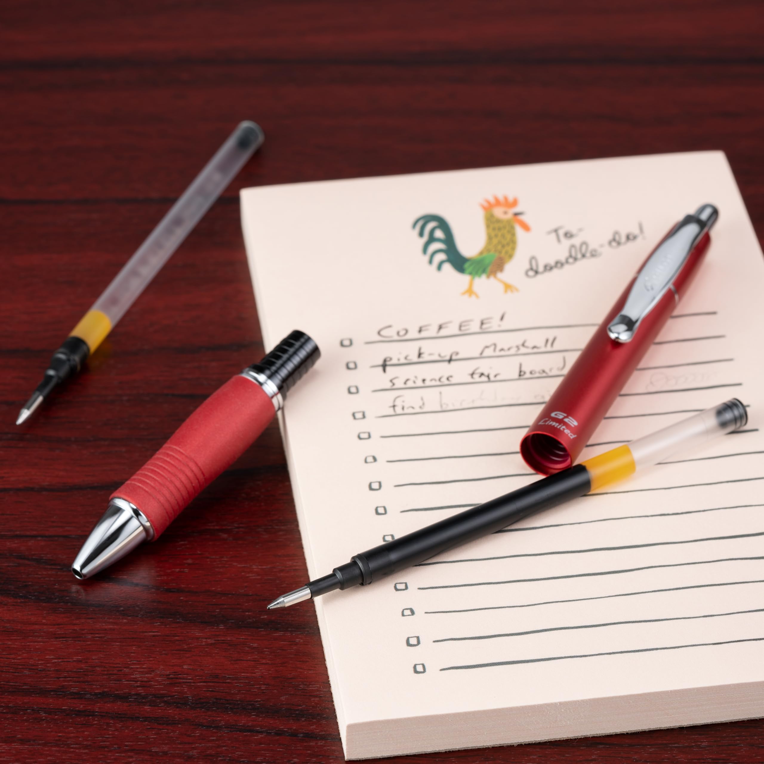 Pilot, G2 Gel Ink Refills, Fine Point 0.7 mm, Black, Pack of 2 - Image 3