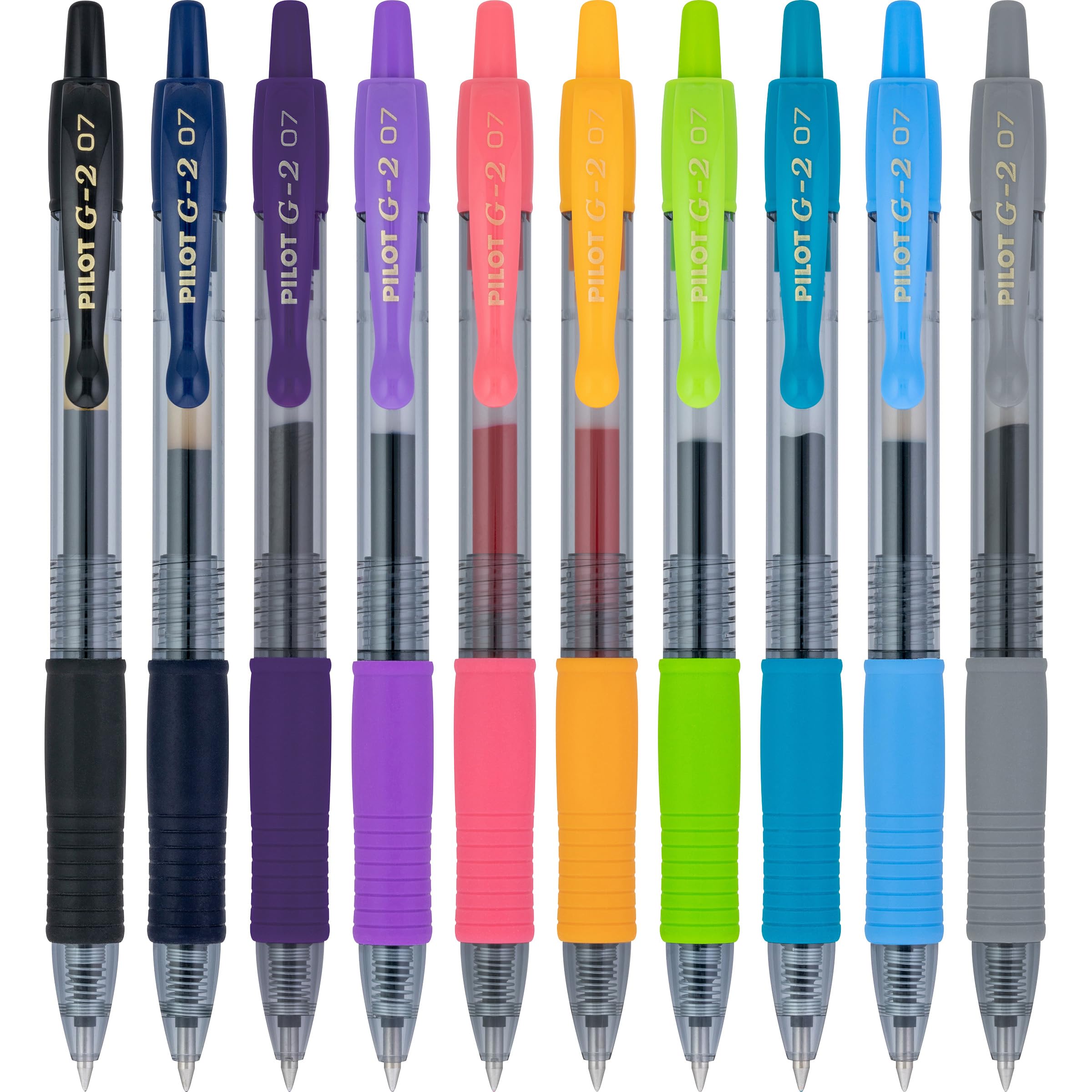 Pilot G2 Limited Edition Harmony Ink Collection Retractable Gel Pens, 0.7mm Fine Point, Assorted Ink, 10-Pack - Image 7