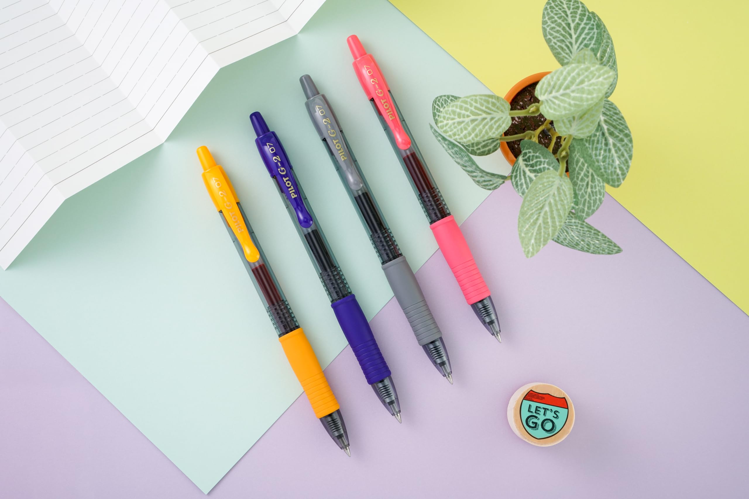 Pilot G2 Limited Edition Harmony Ink Collection Retractable Gel Pens, 0.7mm Fine Point, Assorted Ink, 10-Pack - Image 8