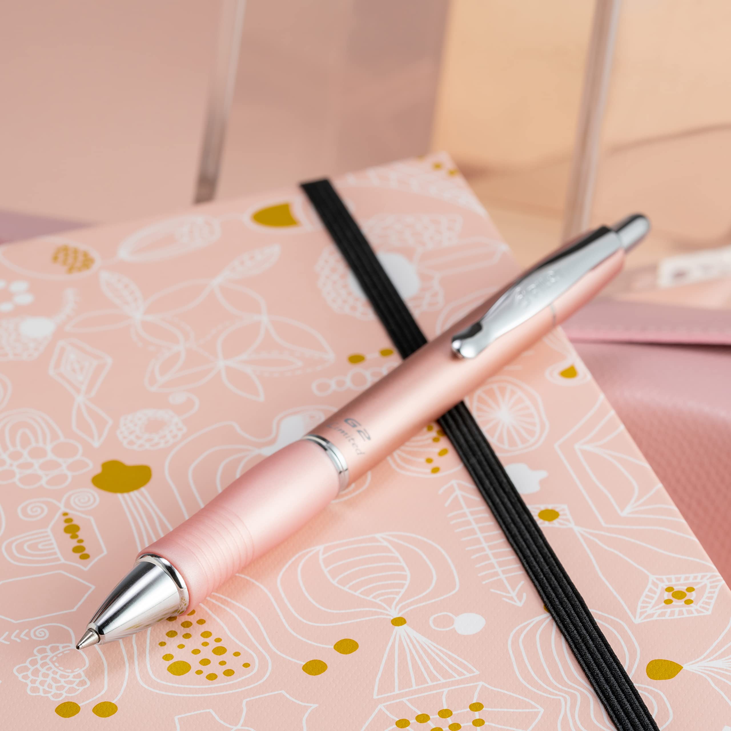 PILOT G2 Limited Refillable & Retractable Gel Pen, Fine Point, Rose Gold Barrel, Black Ink, Single Pen (31543) - Image 5