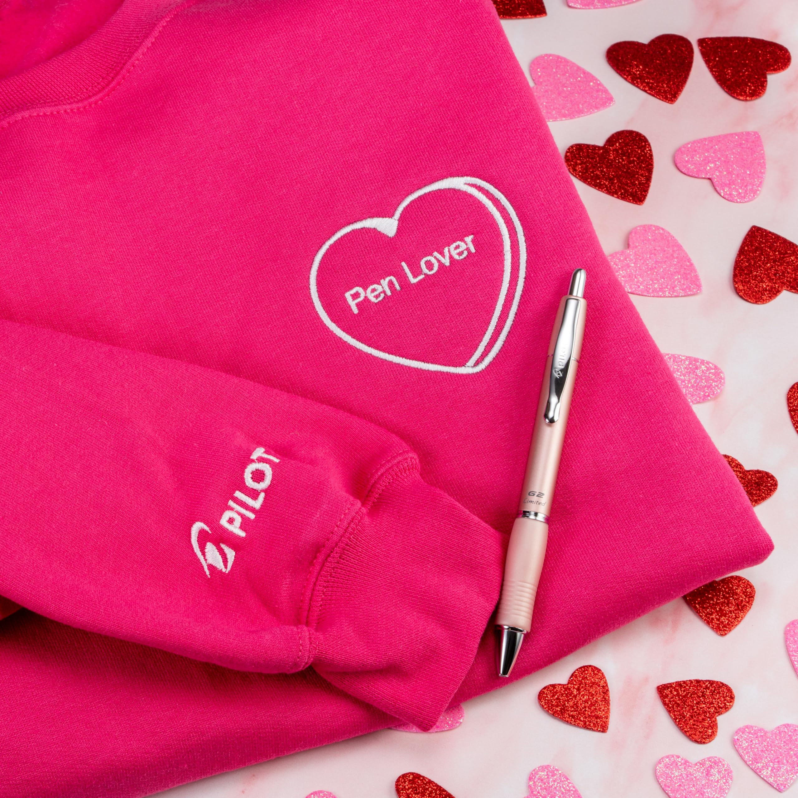 PILOT G2 Limited Refillable & Retractable Gel Pen, Fine Point, Rose Gold Barrel, Black Ink, Single Pen (31543) - Image 6